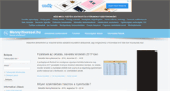 Desktop Screenshot of mennyitkeresel.hu